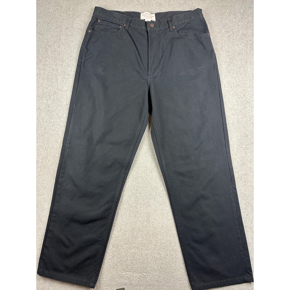 CC Filson Jeans Mens 38x30 Navy Blue 5 Pocket Straight Leg Cotton Twill Pants